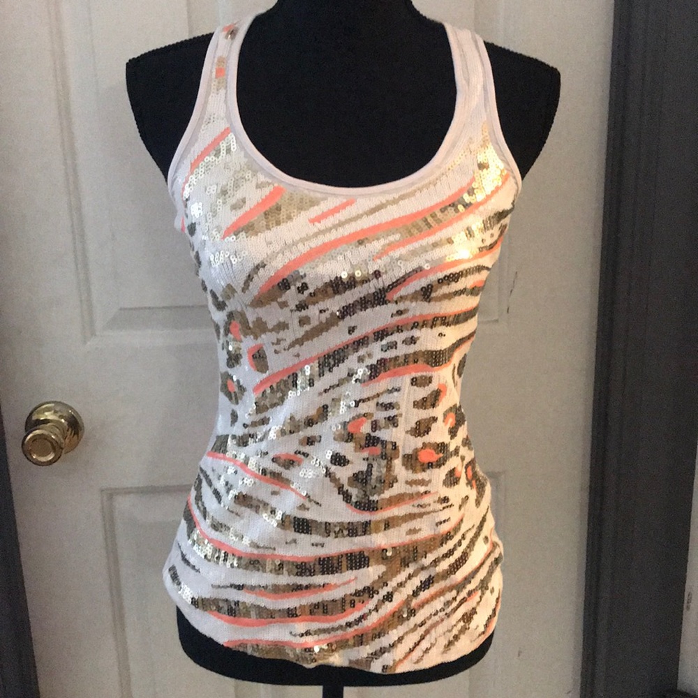 Sequin tank top